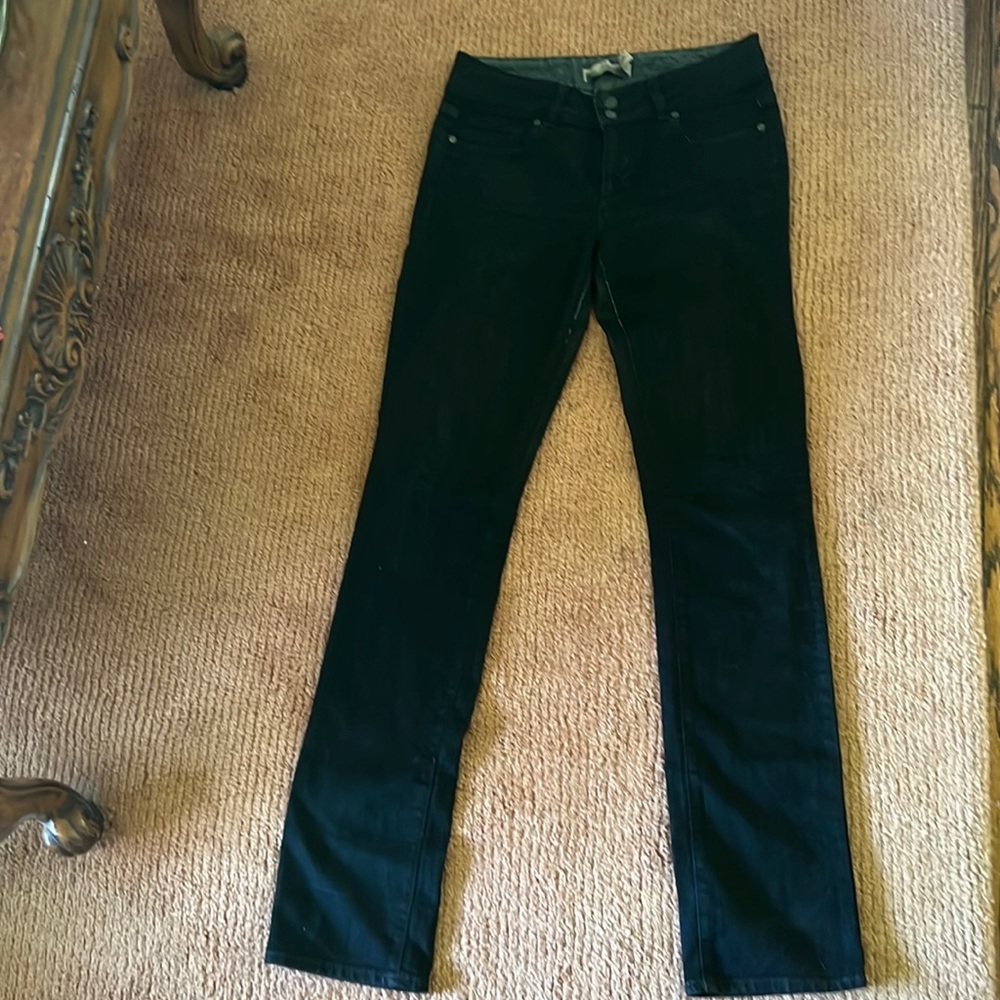 Paige Denim dark straight leg pants size 28
